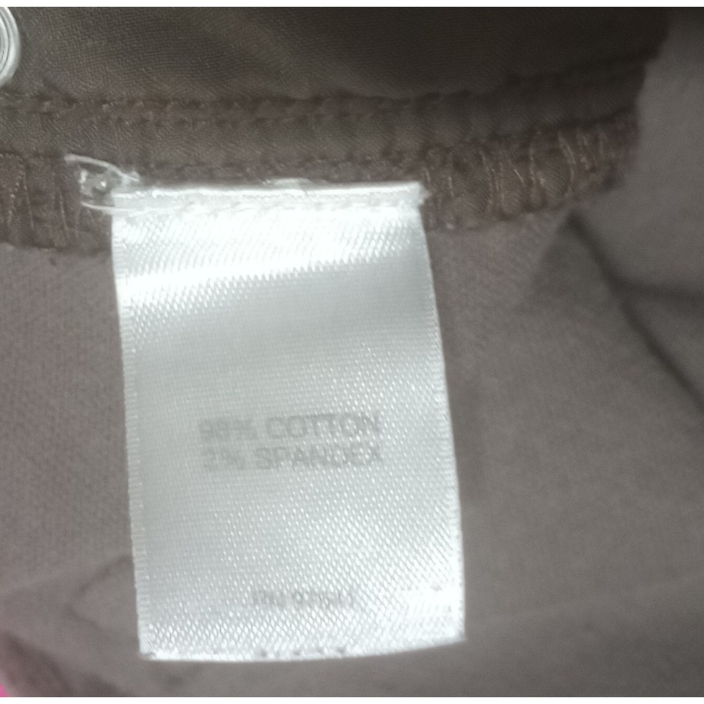 J. Jill Womens Brown Velvet Straight Leg Pants Size 6 Stretch Cotton Blend - Picture 5 of 5